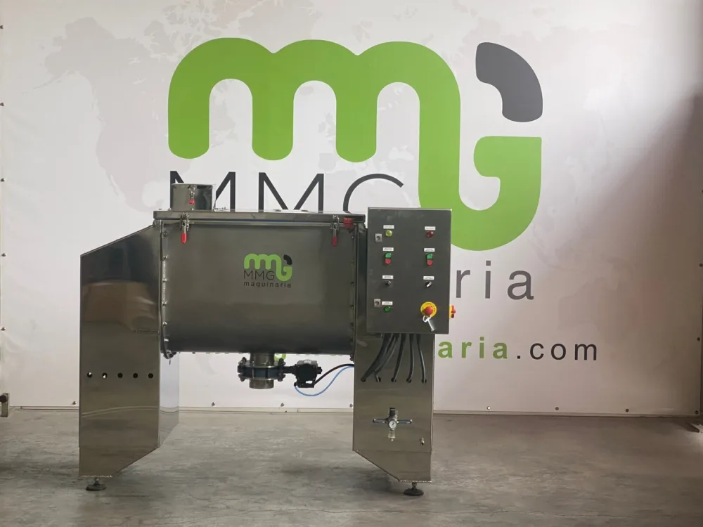 Mezcladora horizontal de bandas 500L a/inox nueva