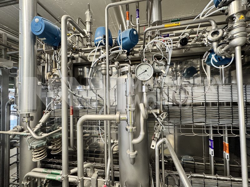 Up to 800 LPH GEA Pilot UHT Processing Plant System with GEA Niro Aseptic Homogeniser & CIP