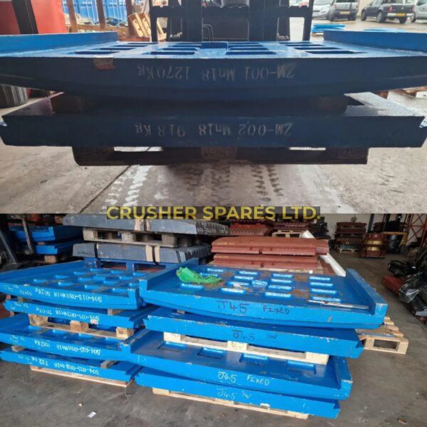 551-015-088 | McCloskey® J45 Fixed Jaw Plate | - 1