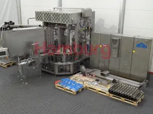 Aseptic cup filling, sealing and snap cap machine - Waldner Dosomat 16.6AS