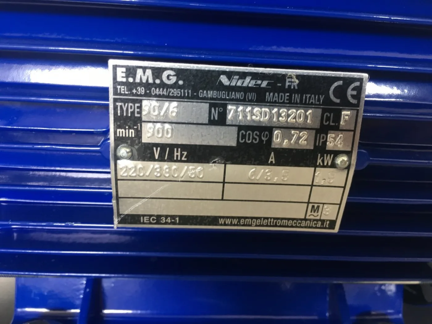 PUMP – ELECTRIC PUMP IN STAINLESS STEEL WITH FOOD NEOPRENE IMPELLER MOD. EURO 40 ONE SPEED SINGLE PHASE 220 VOLT NEW MACHINE - 2