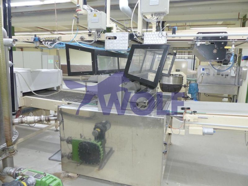Glasiermaschine BLUM - Type 805, mit ca. 800 mm Arbeitsbreite.