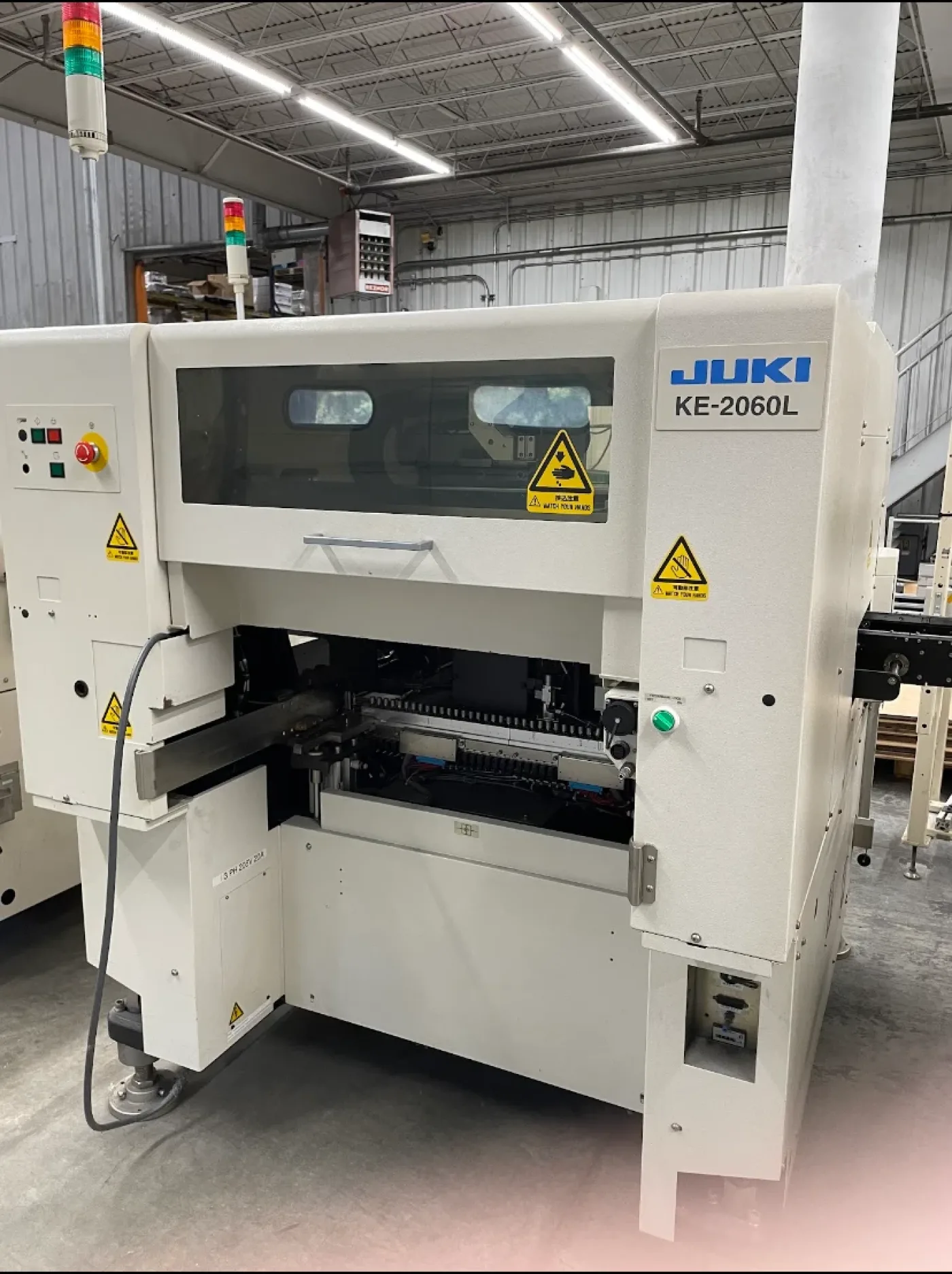 Juki KE-2060L, vintage 2003, plus additional feeders and tables - 1