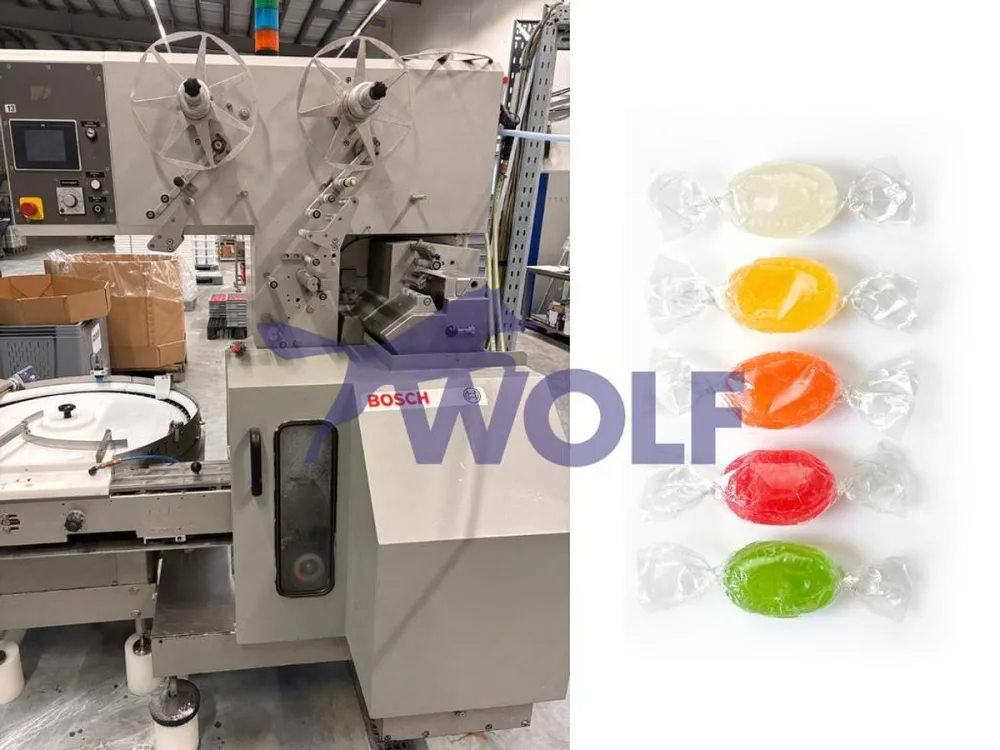 Bonbon Wickelmaschine Bosch - Type BVH-1800-A mit circa 1000 Stck/min