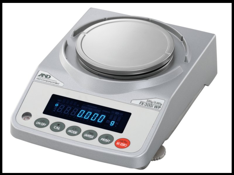 A&D FX-300i-WP Precision 3-Place Balance