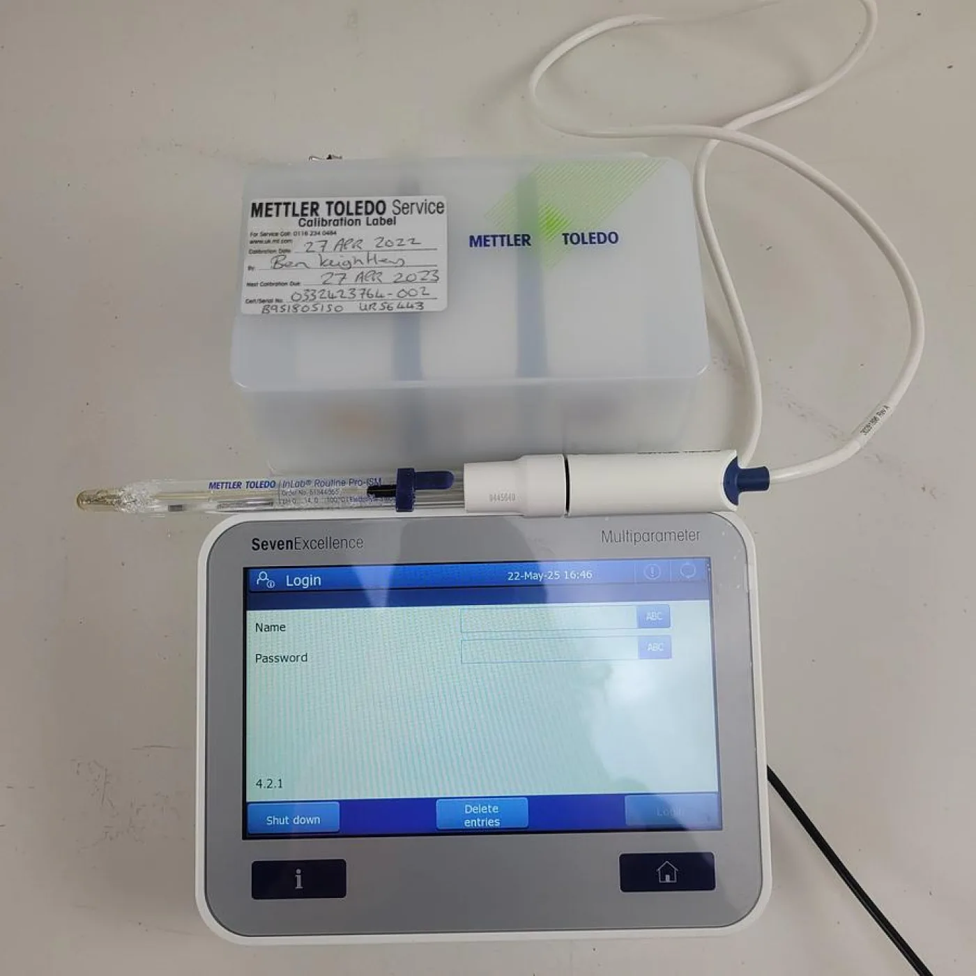 Mettler Toledo Seven Excellence Multi parameter Meter + P25 Printer - 2