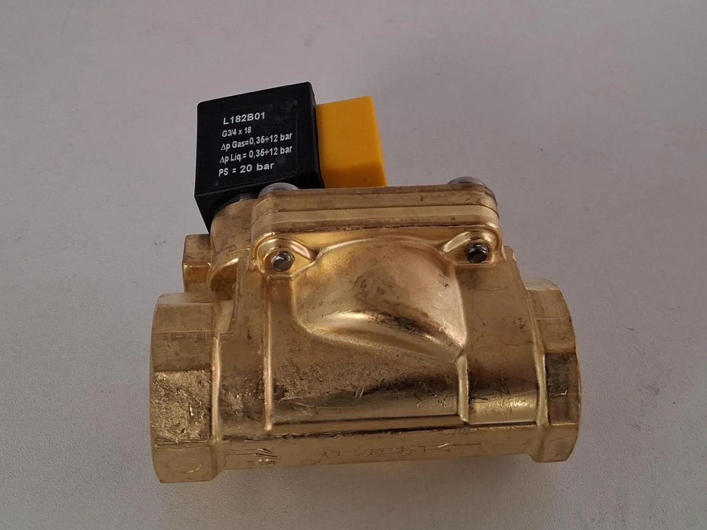 Sirai L182B01 Magnetventil G3/4 Messing - 2