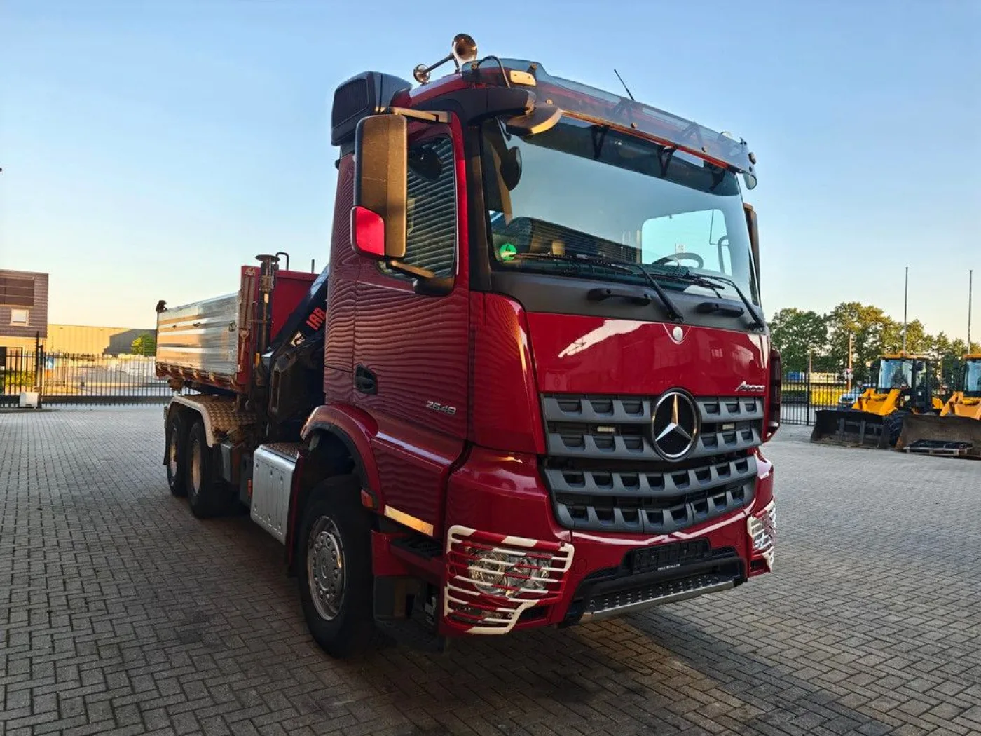 Mercedes-Benz Axor 2648 6x4 Hiab X-Hiduo 228E-5 Dautel 3 seitenkipper + Tractor unit! - 8