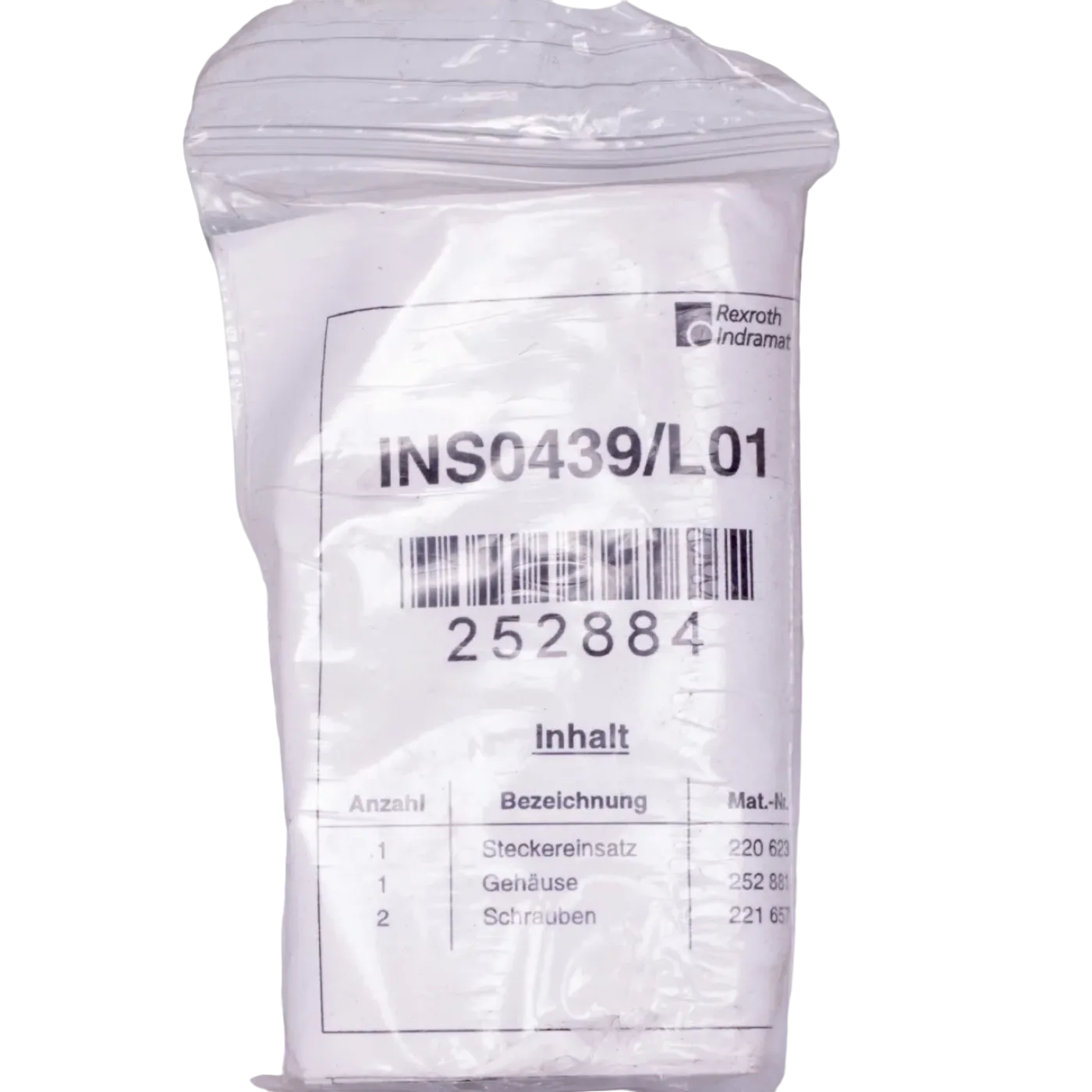 Rexroth Indramat INS0439/L01 Stecker Kit Connector 15 pins - 1