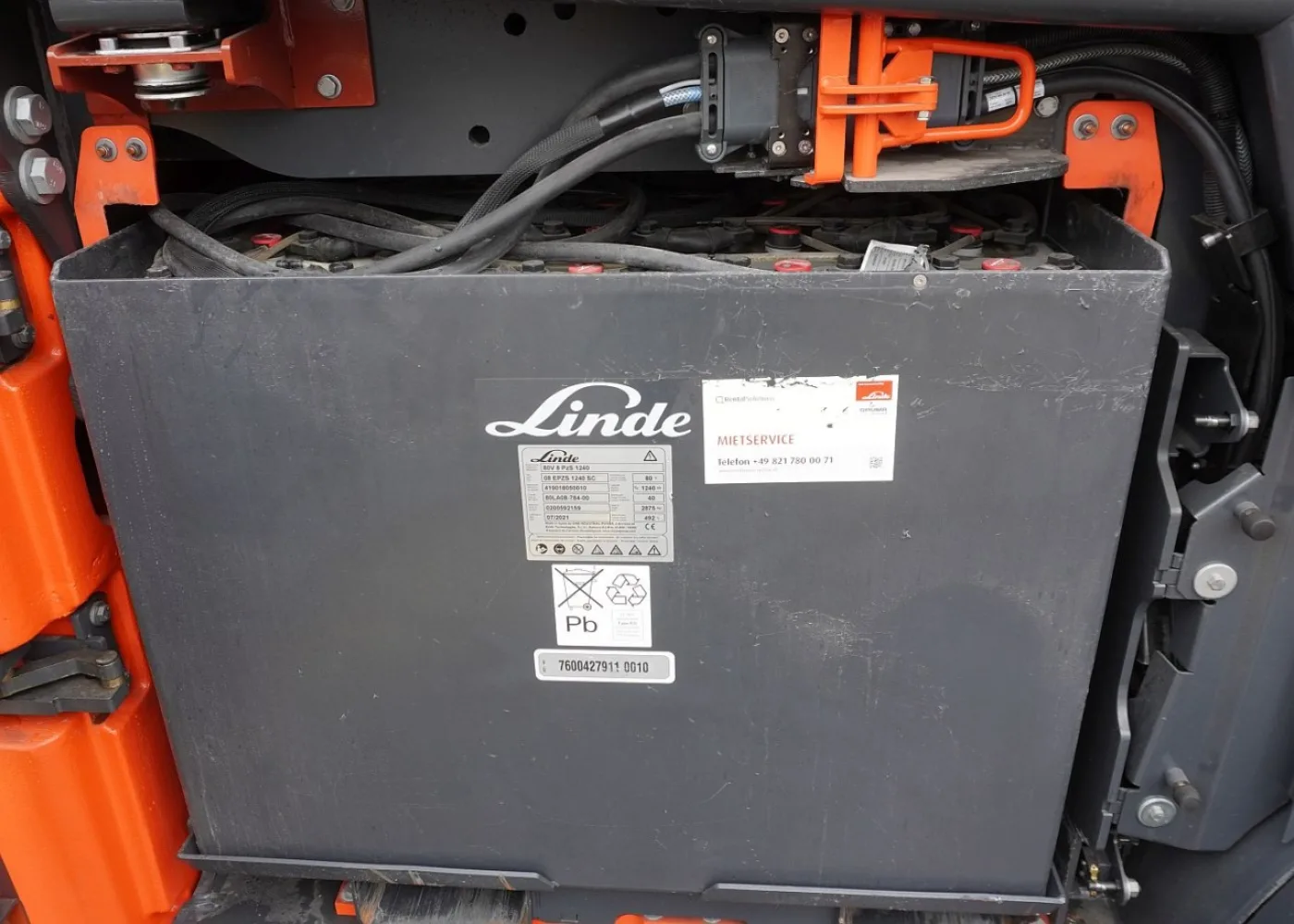 Frontstapler Linde E 80/900 1279 (2021) - 5