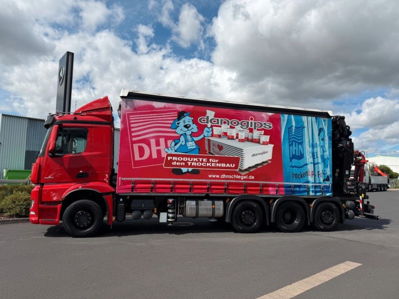Mercedes Benz Actros 3645 8x2/6 Hiab 358 E-5 Jib 70X-3 Hubdach