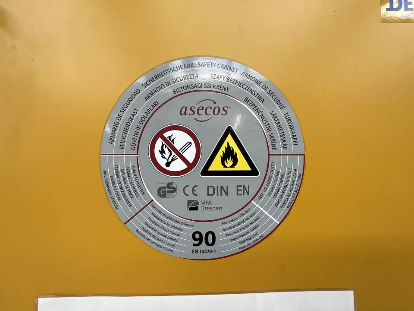 2012 Asecos Asecos 90 Minute Flammable Storage Cabinet - 3