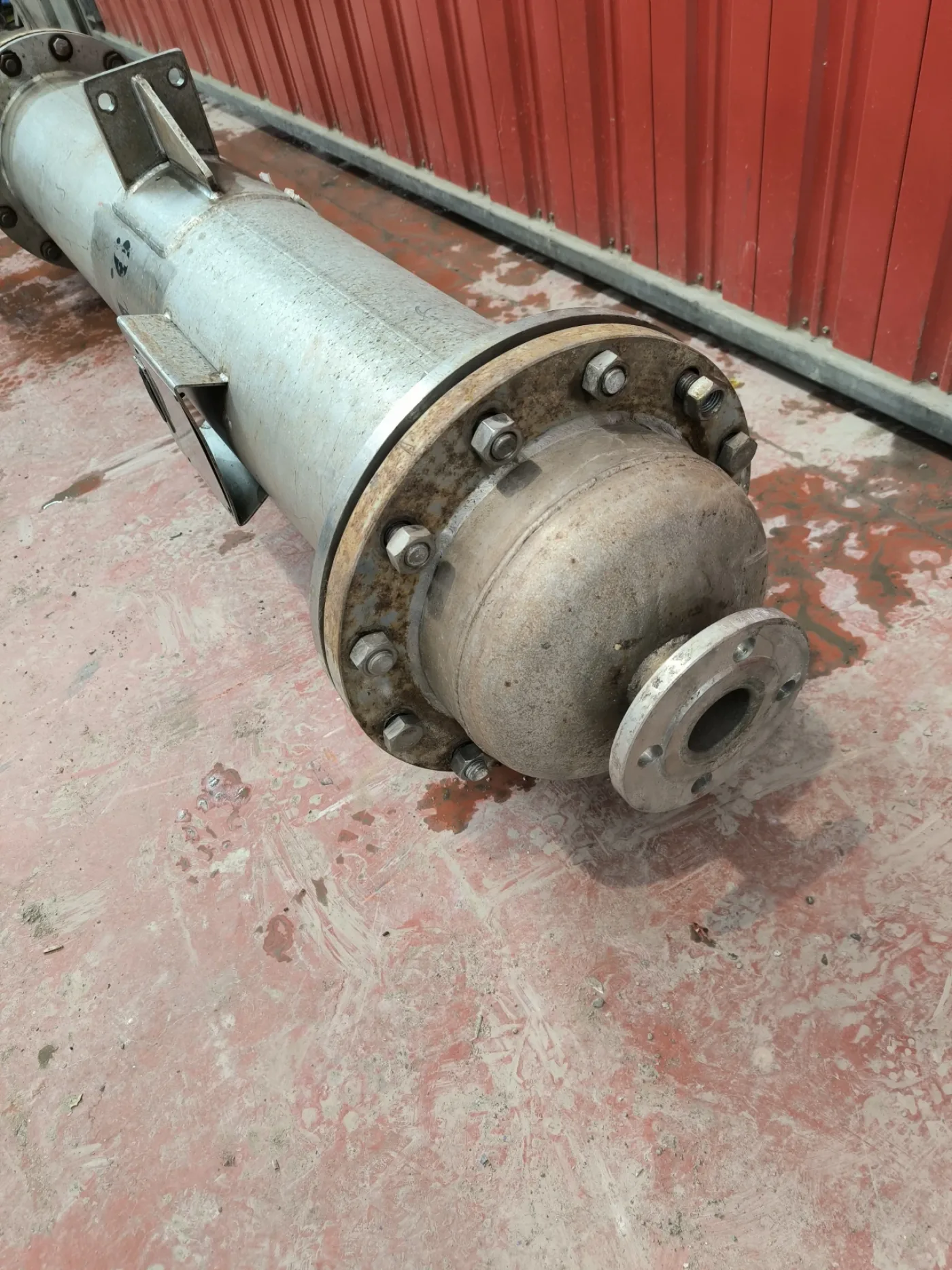 STAINLESS STEEL TUBULAR HEAT EXCHANGER 5.1 M² AGUILAR Y SALAS - 5