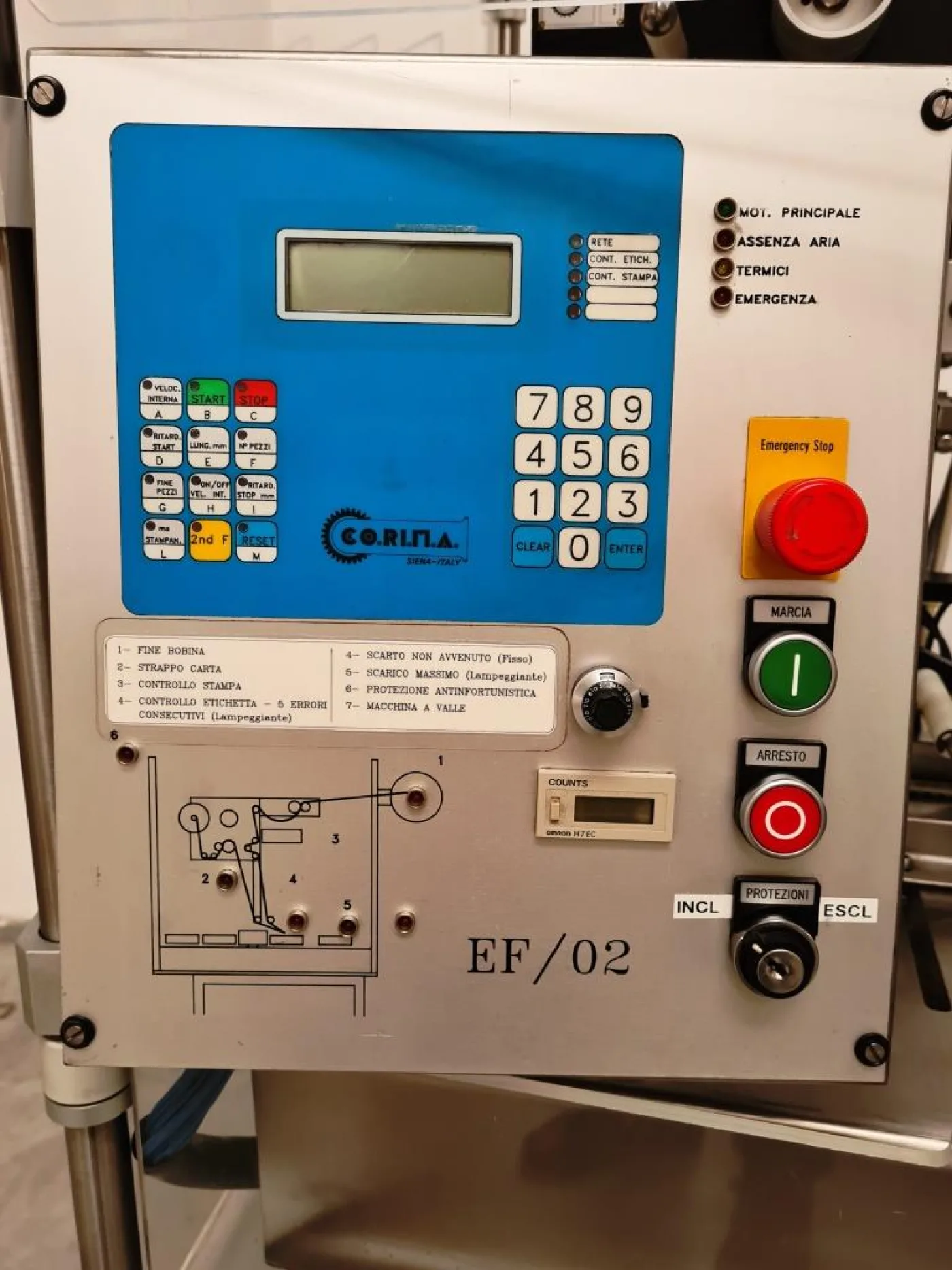 ETICHETTATRICE – CORIMA – Mod. EF 02 - 7