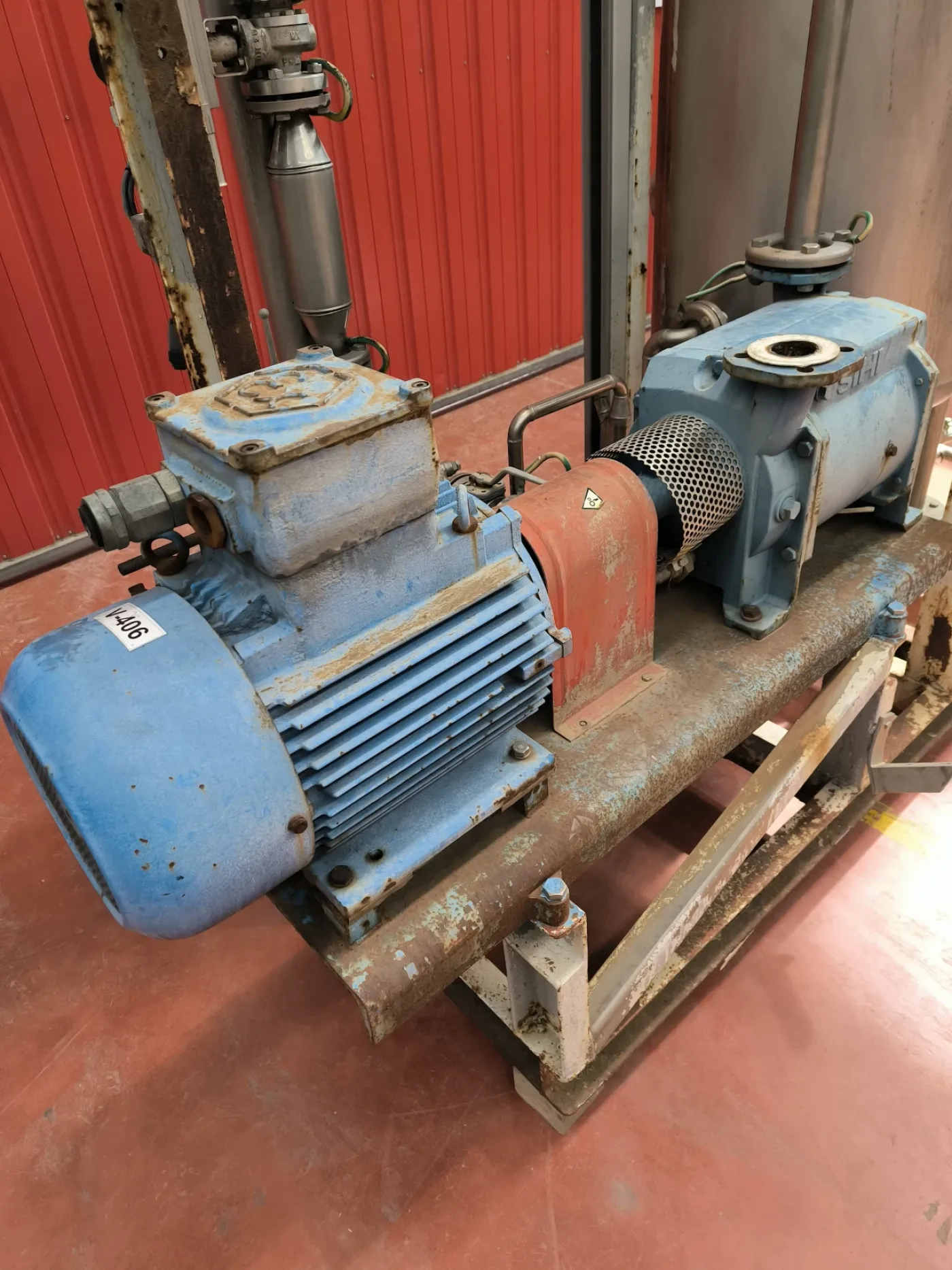 VACUUM SKID TRAP WITH VACUUM PUMP SIHI - 5