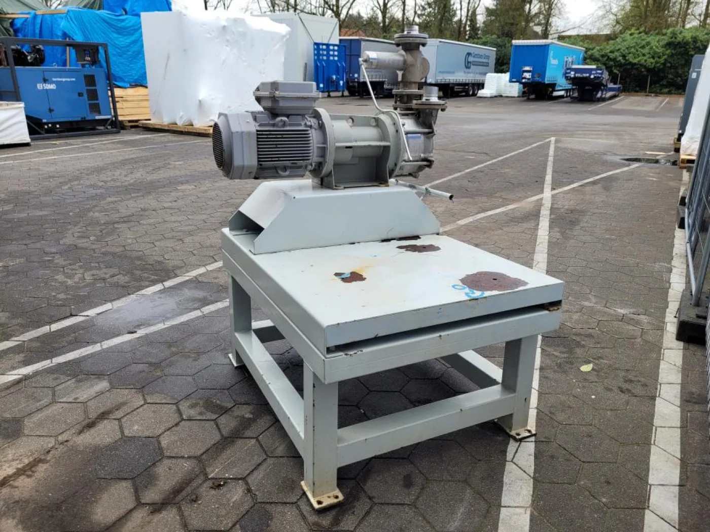 Sulzer Burckhardt Flüssigkeit ring vacuum pump with ABB 10 kW EX Motor - 2