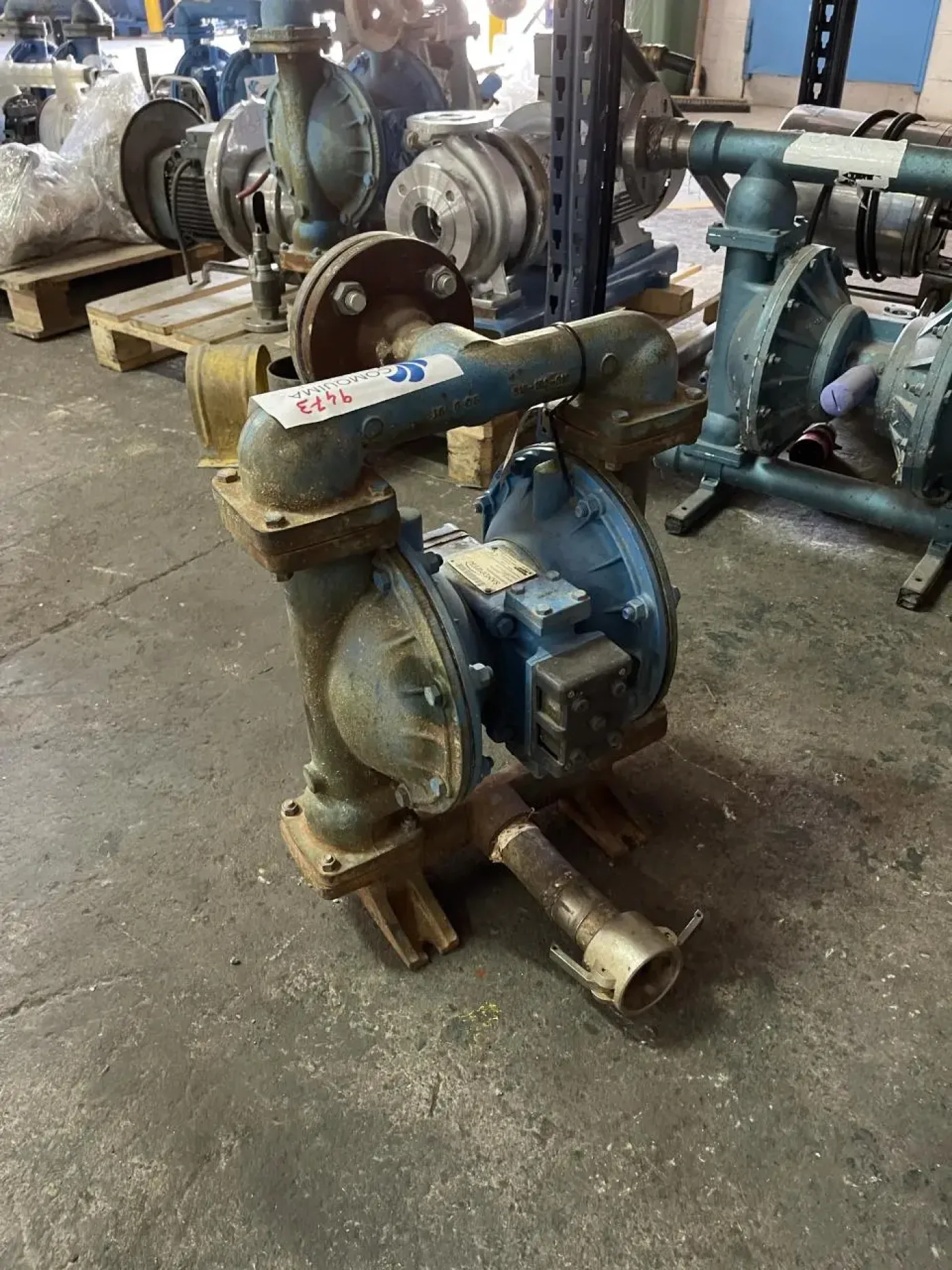 USED AODD SANDPIPER S15 B1INWABS000 AIR OPERATED DOUBLE DIAPHRAGM PUMP - 2