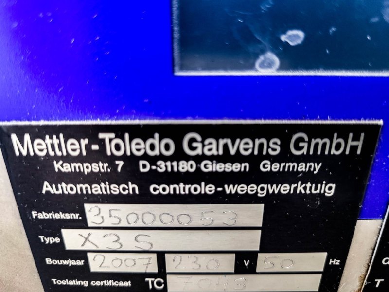 Mettler Garvens X3S "checkweigher" - Miscellaneous transport