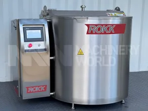 500 Ltr ROKK RMELT-500 Jacketed Frozen Fat Oil Butter Chocolate Batch Melter (Ex Demo)