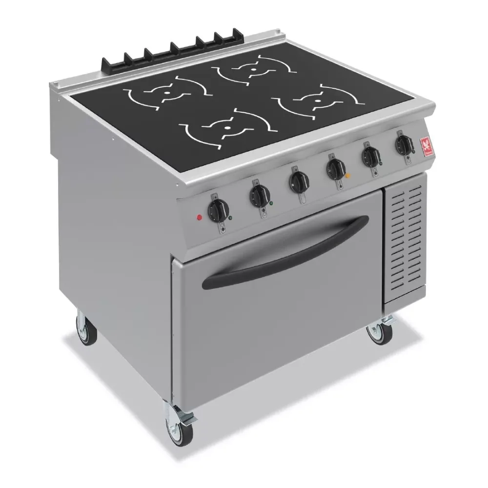 Falcon F900 Four Heat Zone Induction Range on Castors i91104 - islandcatering