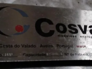 Reservatório de inox para fermentação de vinho de 12 500 L