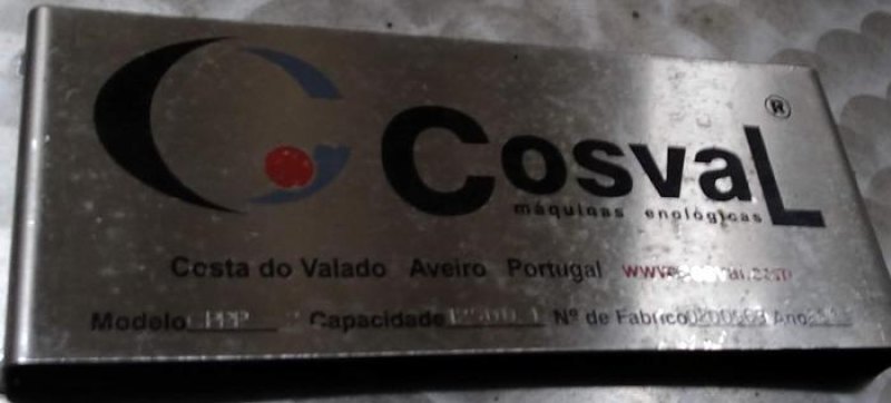 Reservatório de inox para fermentação de vinho de 12 500 L