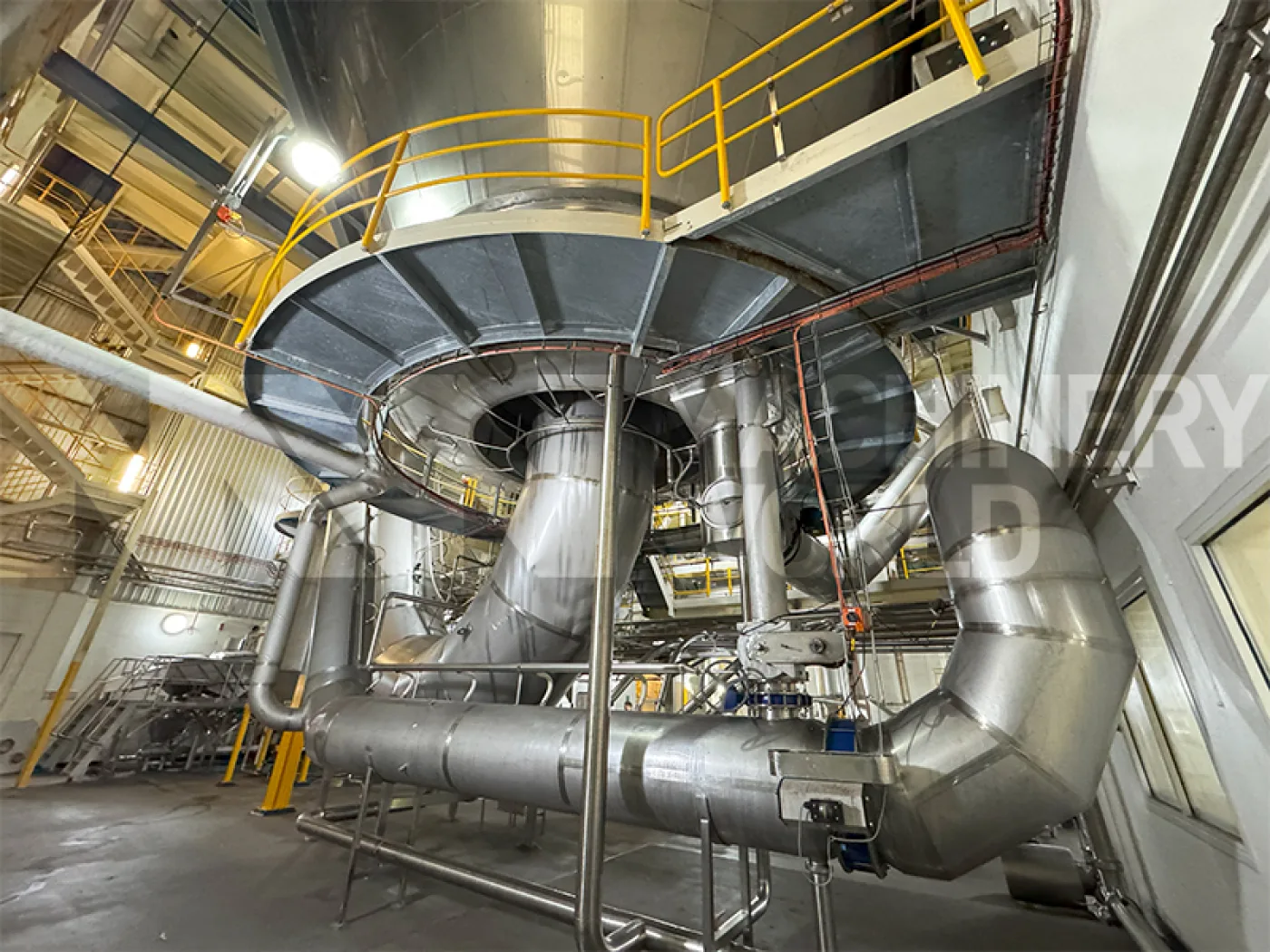 73,967kg per hour (76,176 LPH) APV Anhydro MVR Evaporator with TVR Finisher & APV Anhydro Spray Trockner Plant (≤6Te per hour) MILK WHEY POWDER PLANT - 1