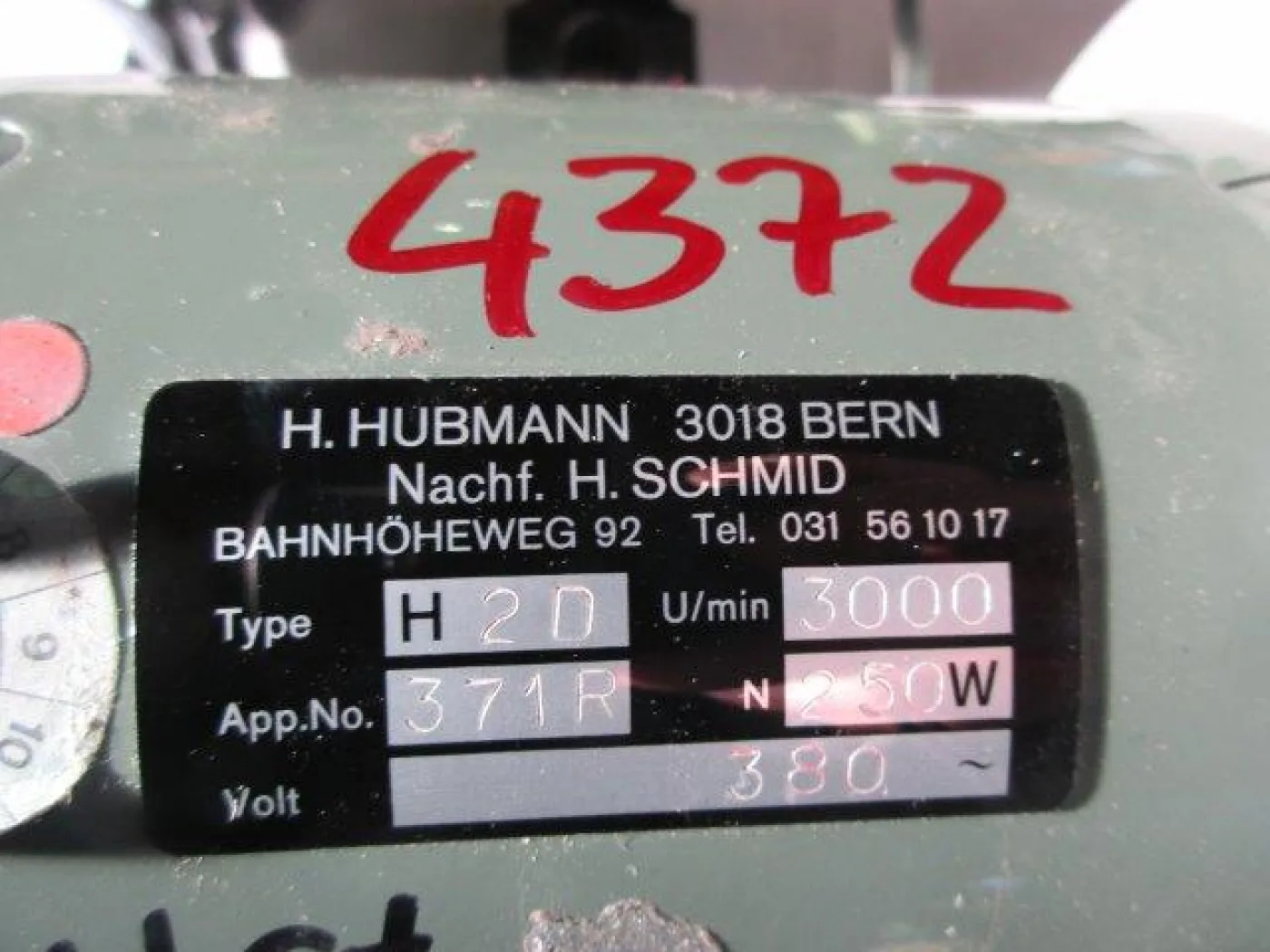 H 20 HUBMANN / Bern - 3