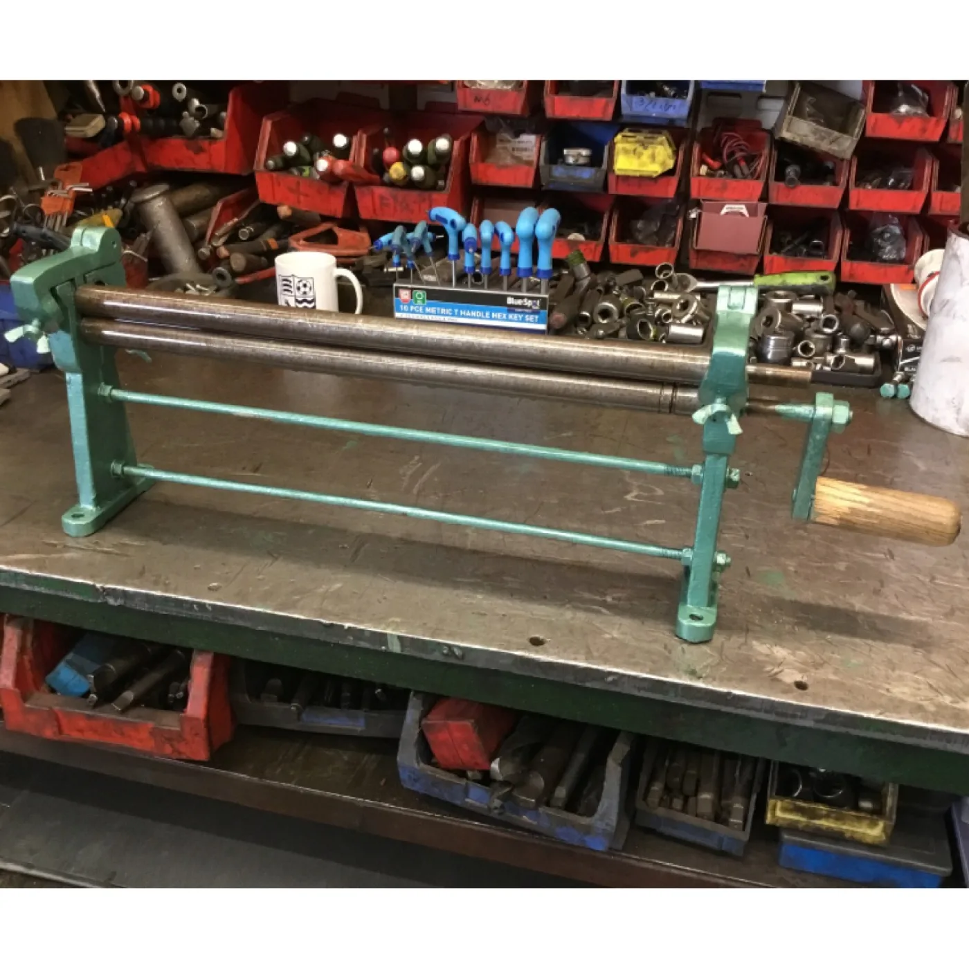 MORGAN RUSHWORTH Bench Bending Rolls 500mm x 25mm x 0.8 Capacity - WNS - W. Neal Services Ltd - 1
