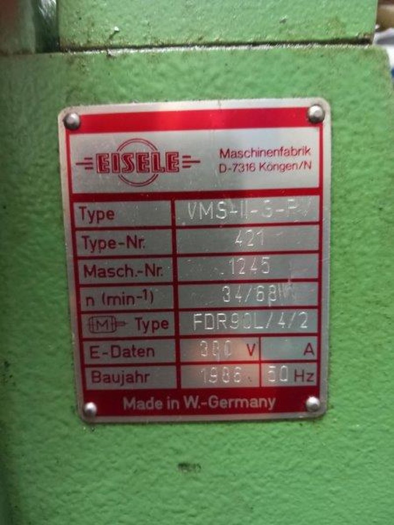 VMS II – S – PV ( Typ-Nr. 421) EISELE 1986