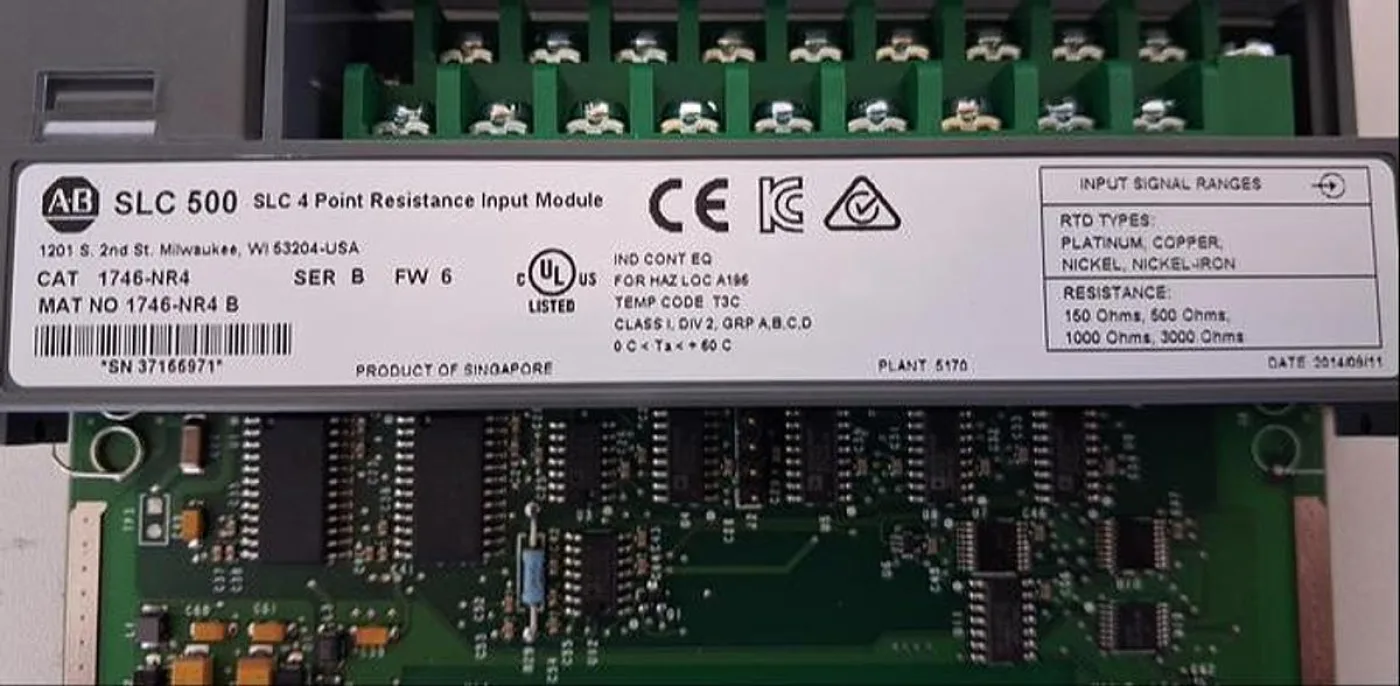 Allen-Bradley SLC 500 1746-NI4 Analog Input Module - 8