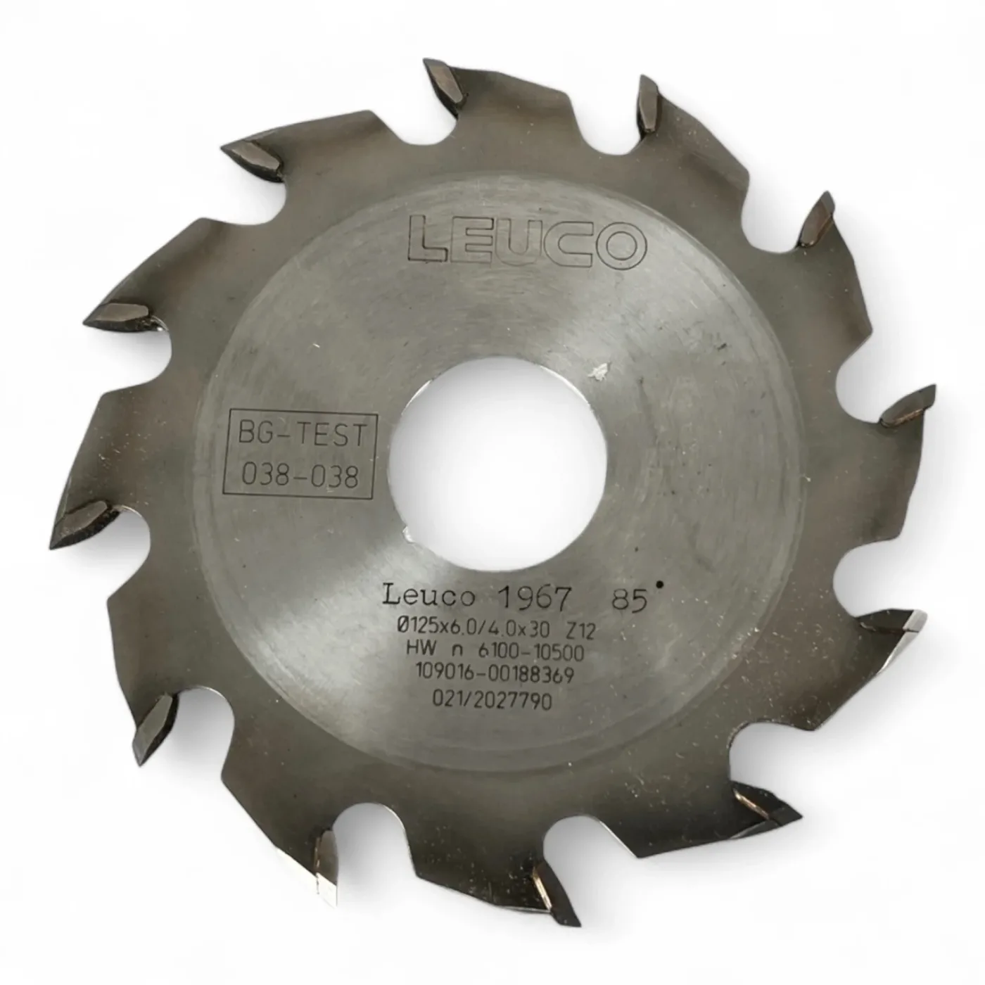 LEUCO HM Sägeblatt D=125×6.0/4.0x30 212 109016-00188369 - 2