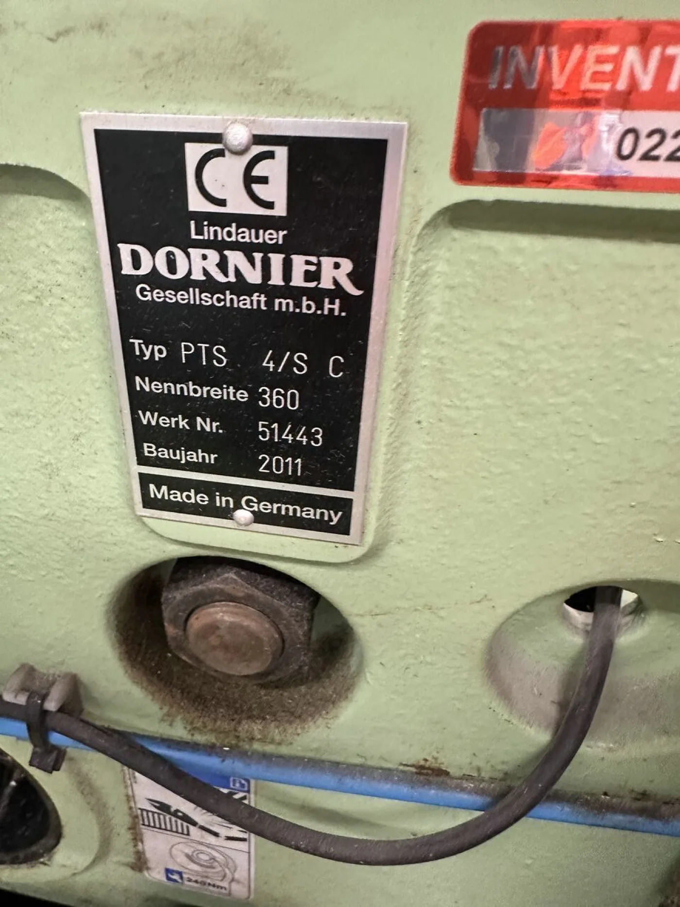 5x Dornier - rapier looms PTS-4 C / PTS-4 D, ww 360 cm - 7