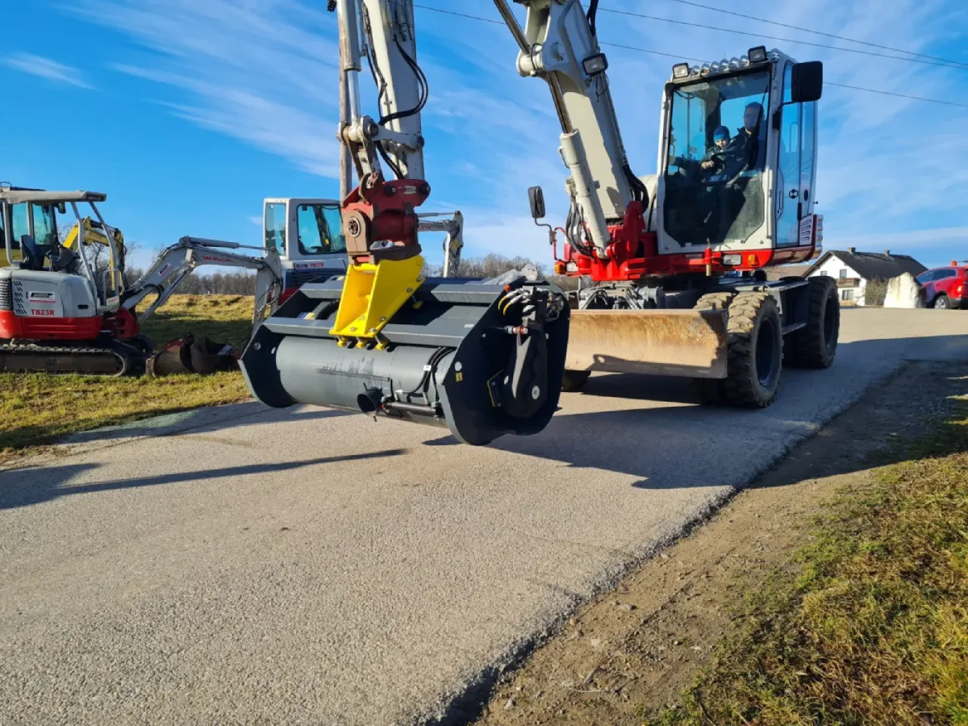 Betonmischschaufel 180 cm für Baggeranbau - 4