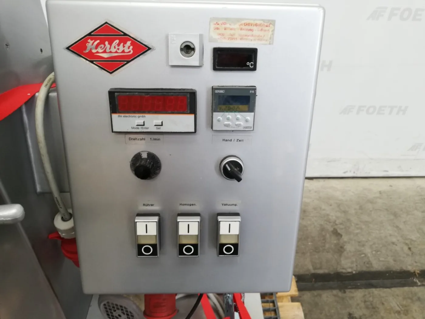 Herbst HRV-15 HO Processing vessel / - Planetary mixer - 2