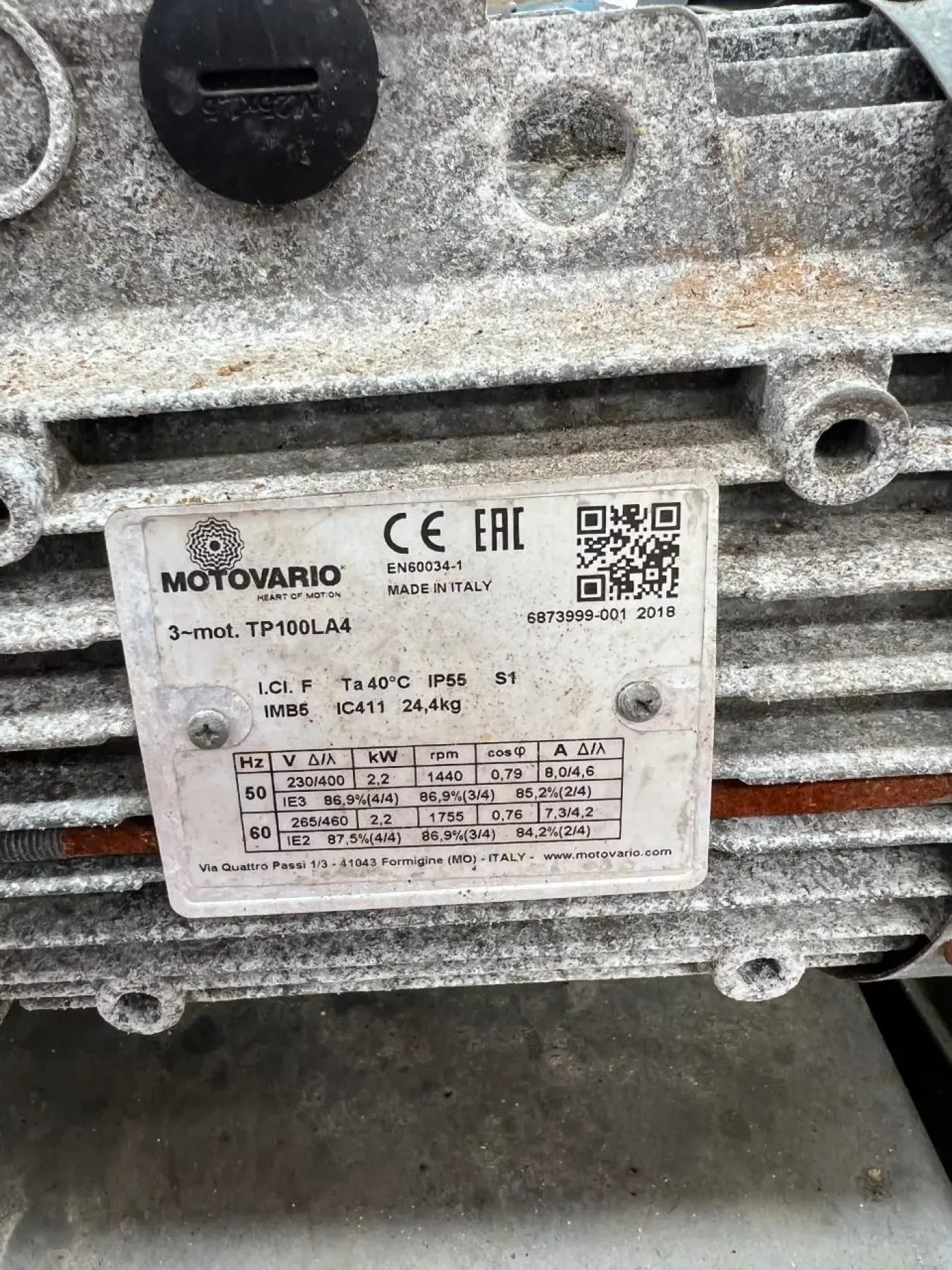 USED OMAC B220 6200 U 2.2 kW LOBE PUMP - 3