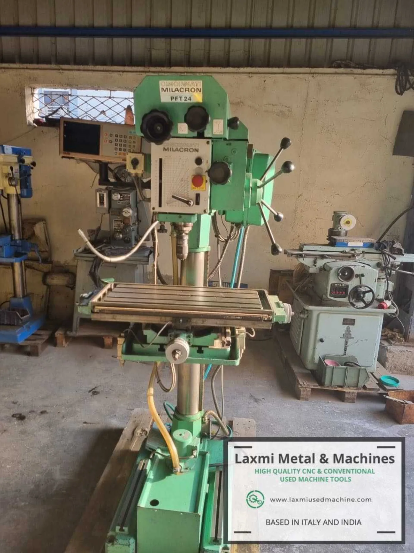 COLUMN DRILLING + MILLING MACHINE, CINCINNATI MILACRON - PFT24 - Laxmi Metal & Machines, Rohtak - 1