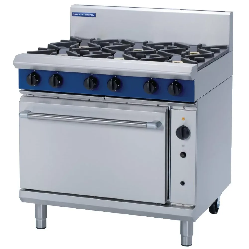 Blue Seal Natural Gas Convection Oven Range G56D-NAT - islandcatering