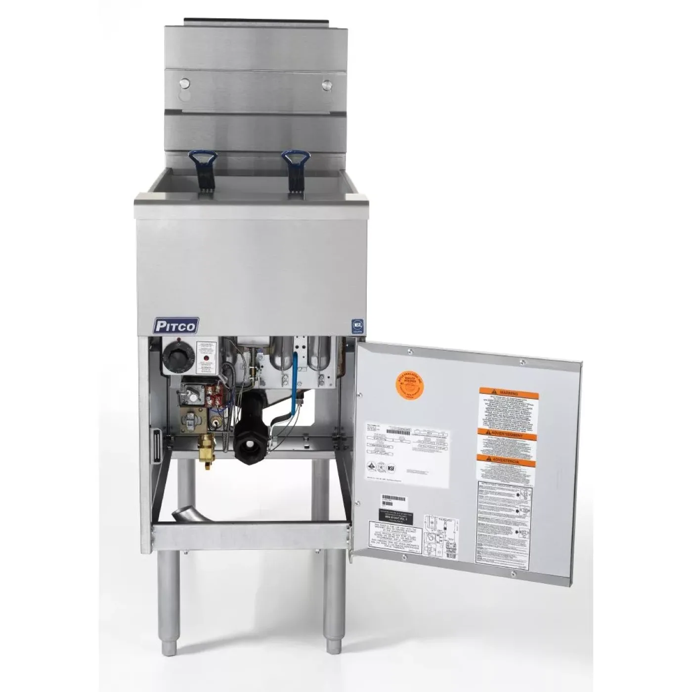 Pitco Twin Basket Single Tank Solstice LPG Fryer SG14S - islandcatering - 2