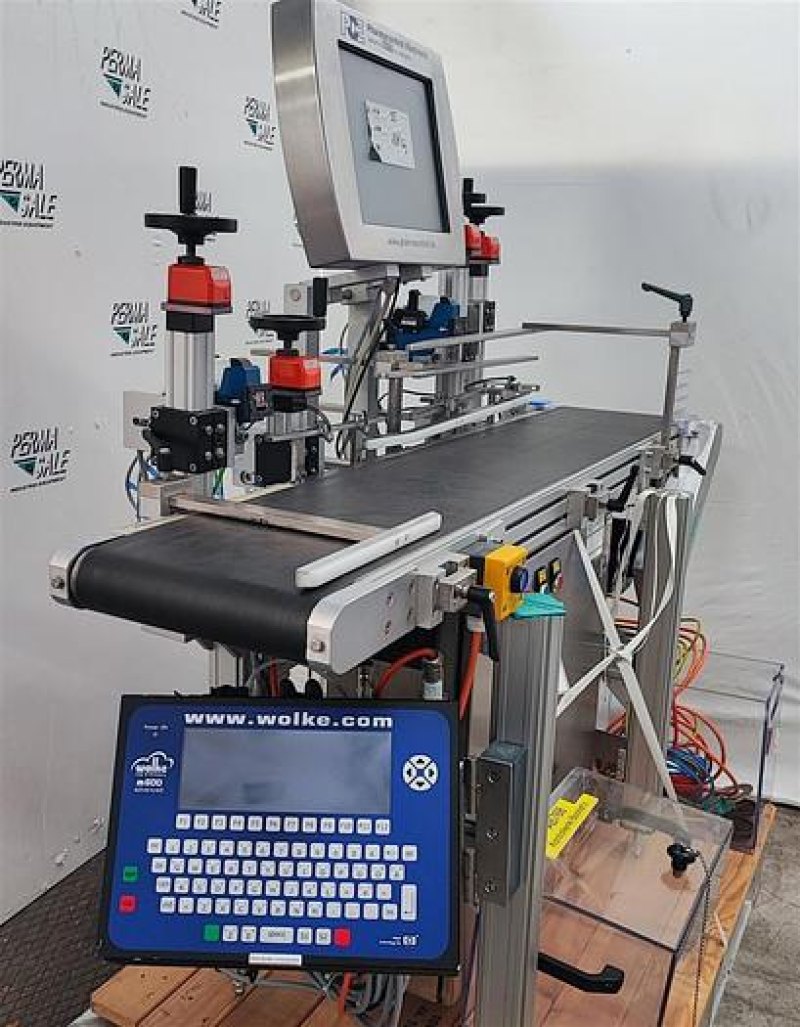 Montech Förderband mit Wolke M600 Drucker und Pharmacontrol Electronig Einheit