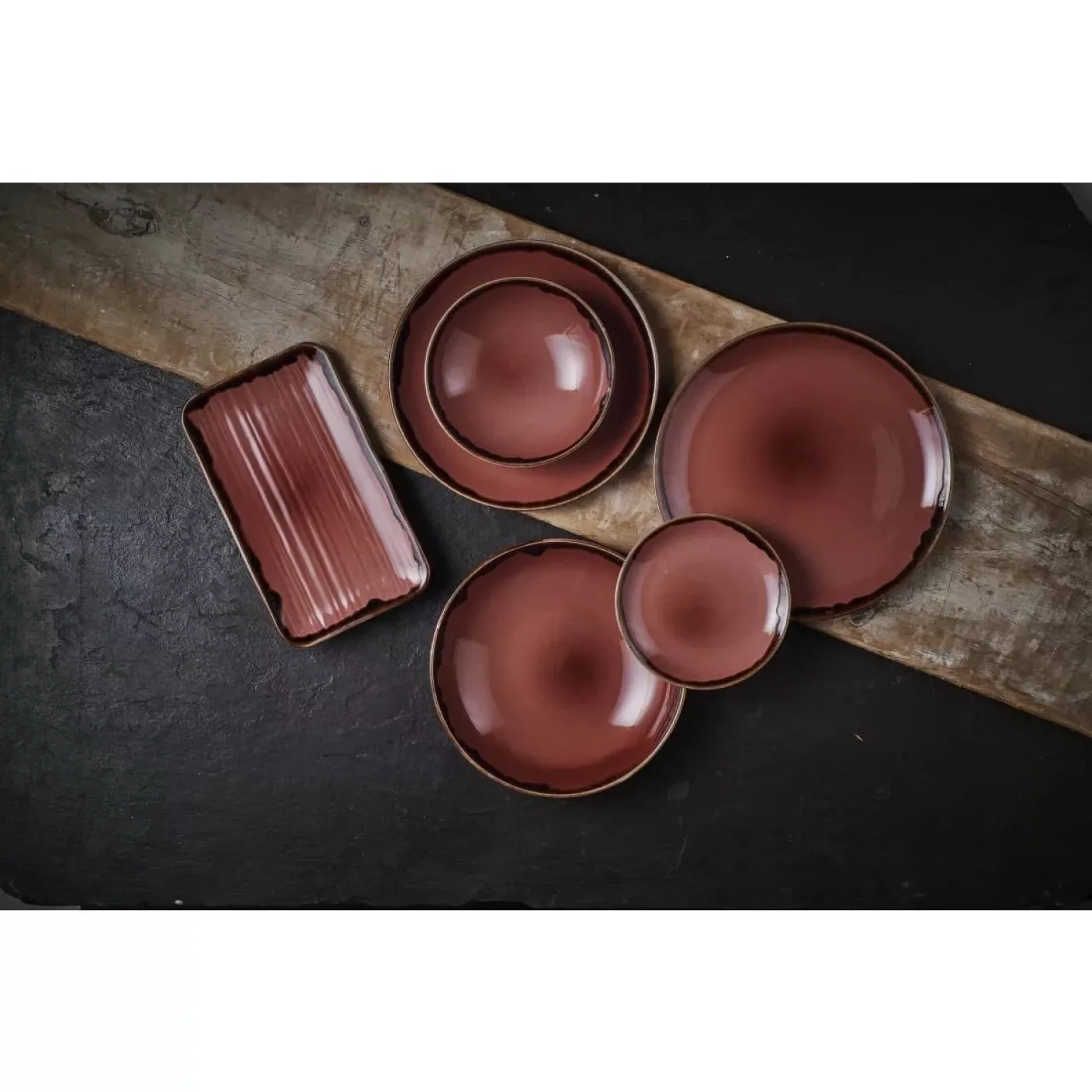 Dudson Harvest Plum Coupe Plate 10.25 inch Box 12 - islandcatering - 5