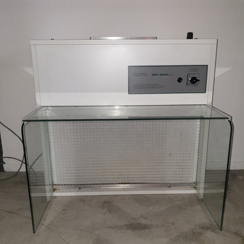 1425 - Used Spruyt-Hillen powder extraction cabinet WH 61-S