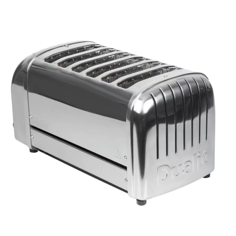 Dualit 6 Slice Vario Toaster Stainless Steel 60144 - islandcatering