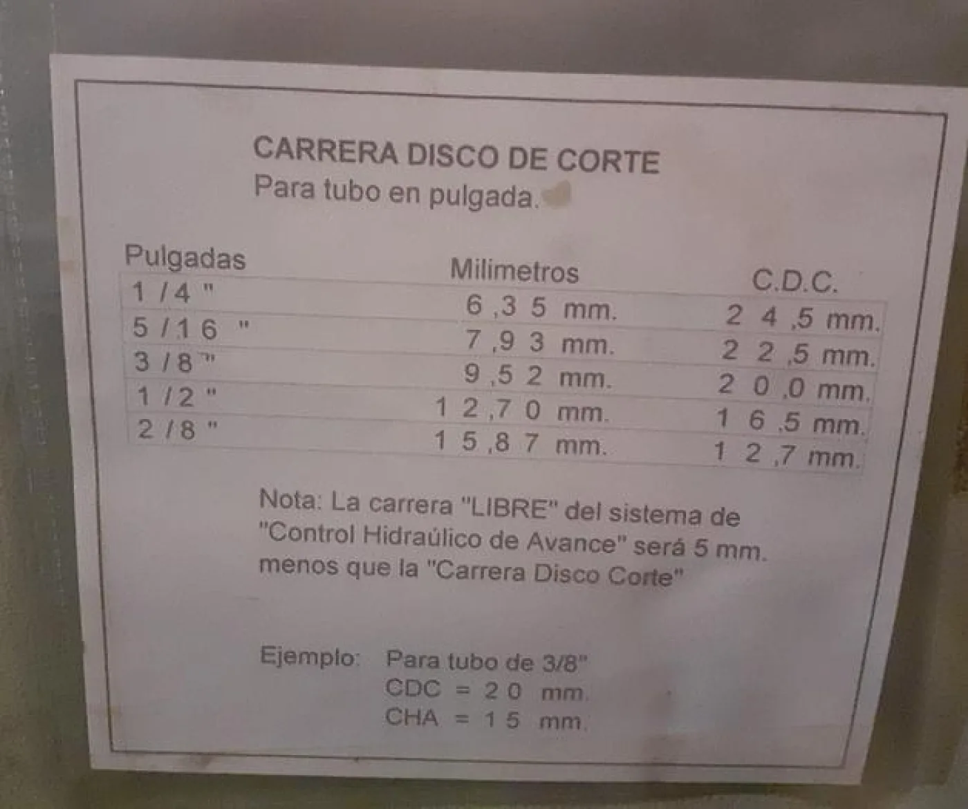 Curvadora de tubo MARGUA EC-16 - 5