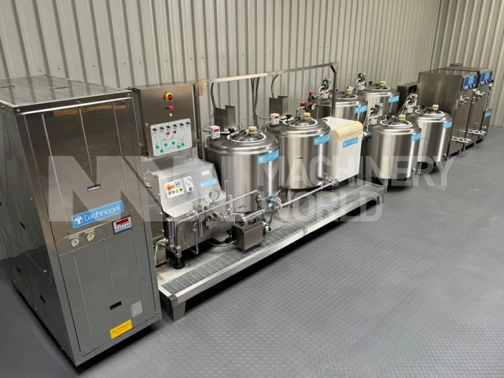 Technogel Ice Cream Production Factory - with 59 running hours! (Year 2007)
