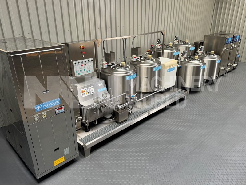 Technogel Ice Cream Production Factory - with 59 running hours! (Year 2007)