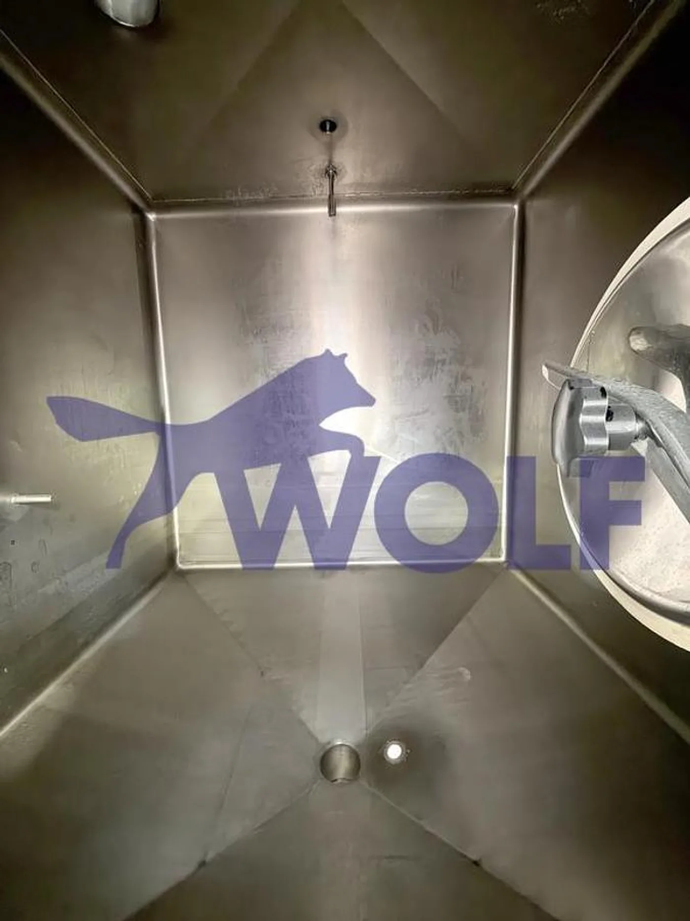 Edelstahl-Behälter BECHTIGER - fahrbar, doppelwandig mit ca. Litern Inhalt. - 3
