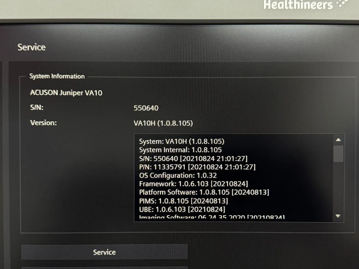 Siemens Healthineers Acuson Juniper Ultrasound YOM: 2018 - 5