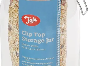 Tala Lever Arm Jar – 2100 ml (4.63 lb) Capacity, Pack of 6 - islandcatering