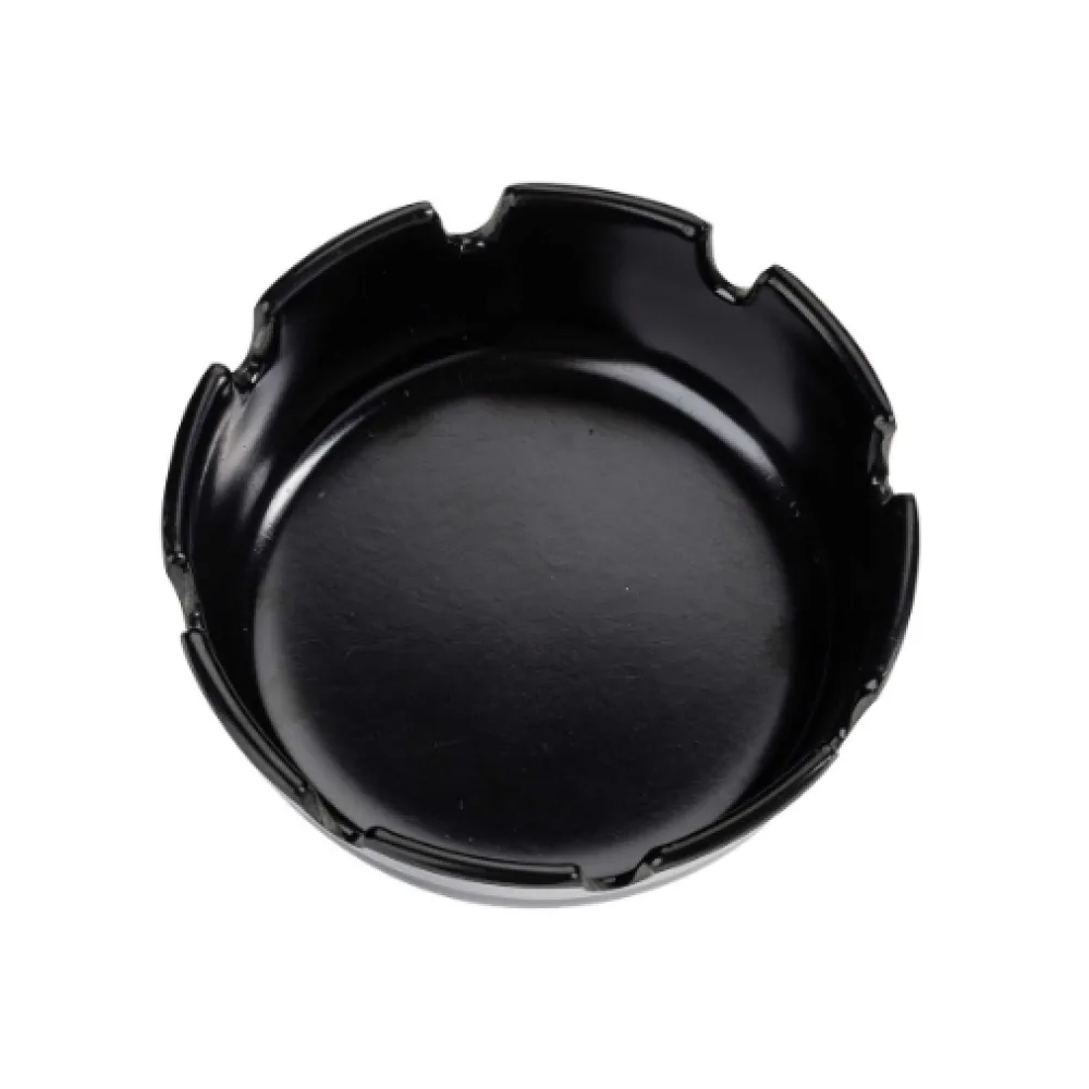Table Craft Classic Deepwell Ashtray, Black, Bakelit (12 per pack) 11cm Diameter x 6 - islandcatering